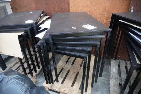 5 pieces. tables in wood / metal