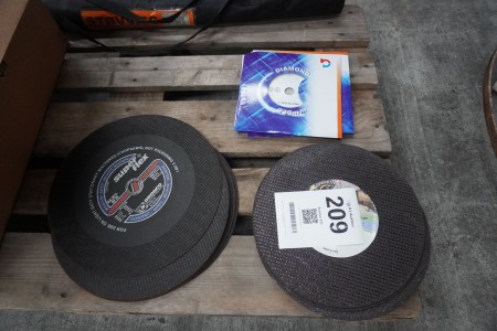 Lot of cutting discs for metal / stone