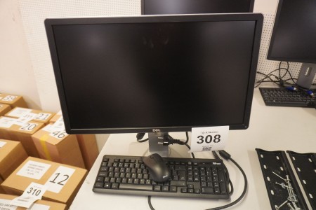 Computer monitor, brand: DELL incl. keyboard & mouse