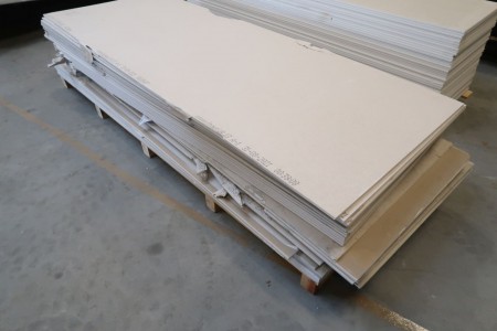 35 sheets of plaster / fermacell