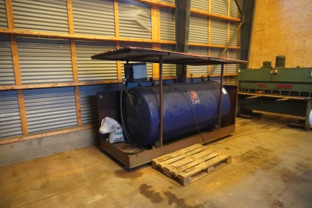 Diesel tank with pump & counter