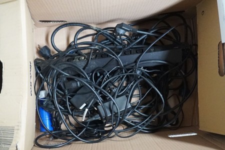 Boxes with various cables