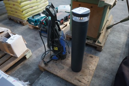 Diode lamp + high pressure cleaner