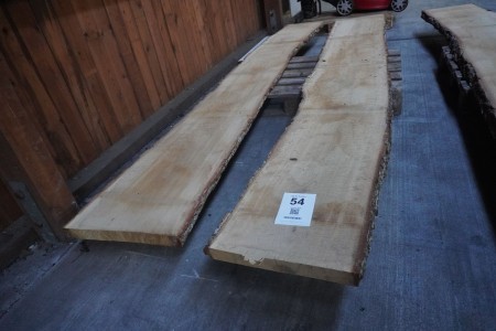 2 pcs. oven-dried oak planks