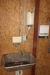 Steel zink + electric heater + soap dispenser + paper towel dispenser