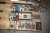Boremaskine, vinkelboremaskine, Bosch + stiksav, Metabo + gevindskæresæt