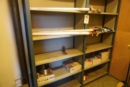 Contents of various welding electrodes on shelf