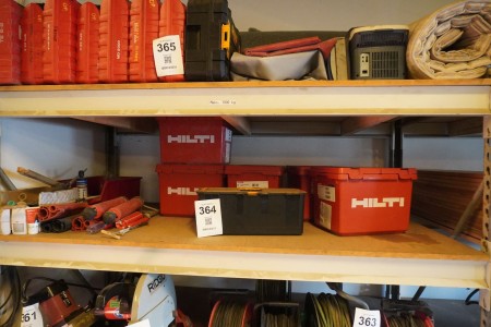 Diverse Werkzeugkästen, Marke: HILTI + Charge Dichtmasse