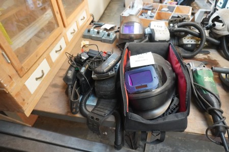 1 piece. welding helmet with fresh air supply, Brand: 3M