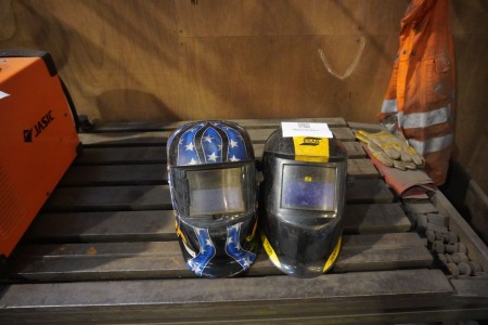 2 pcs. welding helmets