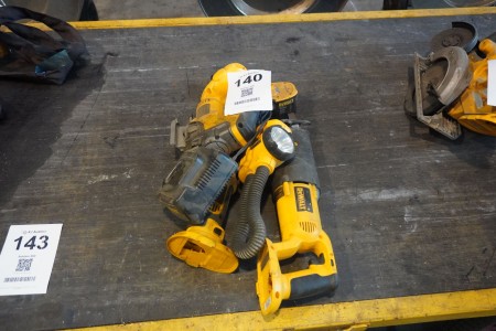 4 pieces. power tools, Brand: Dewalt