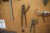 Various measuring tools on the wall