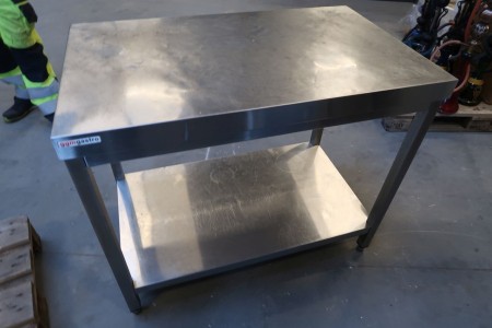 Stainless steel table W100xD60xH85 cm