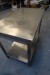 Stainless steel table W100xD60xH85 cm