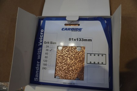 Large batch of Carbide cemented carbide sanding pads