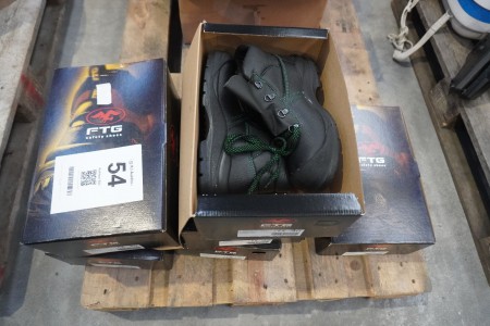 6 pairs of safety boots, Brand: FTG