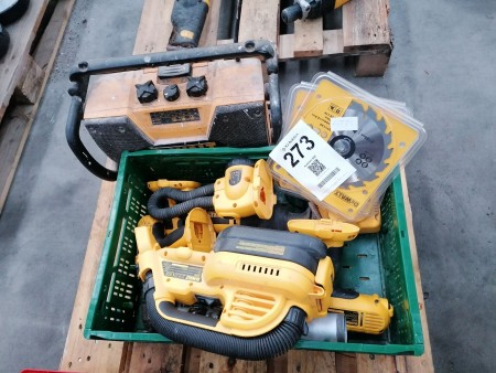 5 pieces. power tool, Brand: Dewalt + work radio, Brand: Dewalt, Model: DW911