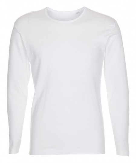 20 stk. T-shirt med lange ærmer hvid