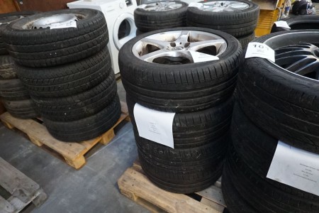 4 pieces. tires with rims, Brand: Peugeot