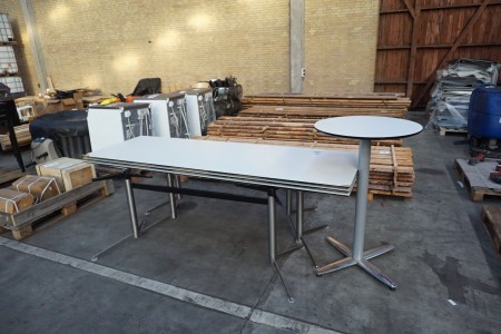 3 pieces. desks + standing table