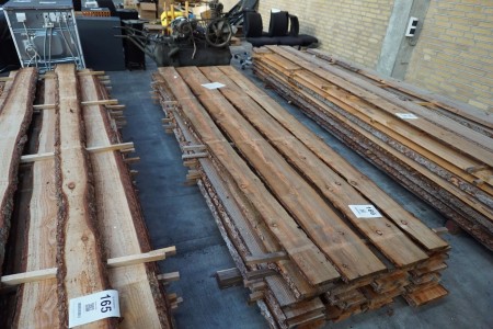Lot of larch wood