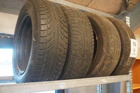 8 pcs. tires with rims