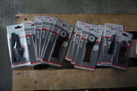 11 pcs. blades for multi-cutter, brand: Bosch, type: PAIZ 32 APB, AYZ 53 BPB & ATZ 52 SC