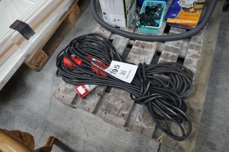 2 Stk. 380-V-Kabel