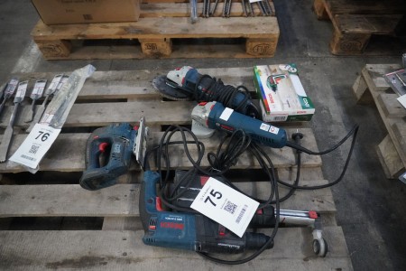 5 pieces. power tools, brand: Bosch