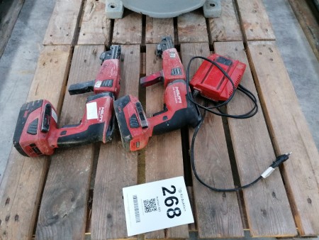 2 stk. gipsskruemaskiner, mærke: Hilti, model: SD 5000-A22