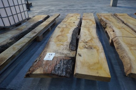 2 pcs. oak planks