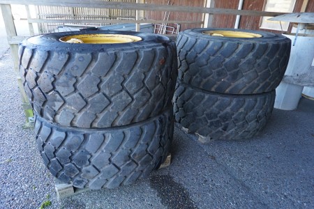 4 pieces. Machine tires