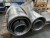 Lot of stainless steel collars for pipes