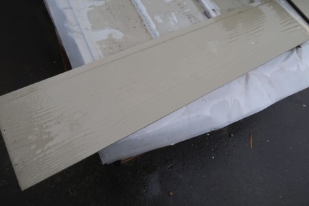 20 pcs. Cedral click fiber cement planks, L360 cm, W18.6 cm, T1.2 cm, cover width 17.6 cm. Light green, paint bar.