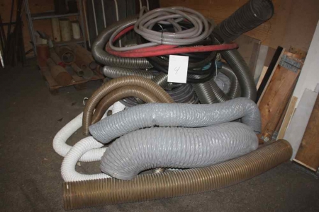 Various flexible hoses, hoses, etc.