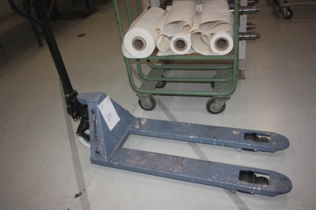 Low lifter, Promat, 2500 kg. Forks: length approx. 1150 mm, width approx. 160 mm