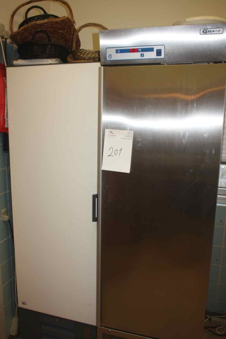 Køleskab + industrifryseskab, Gram, type F425 NMRHHA