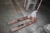 Low lifter. Forks: length approx. 1150 mm, width approx. 160 mm