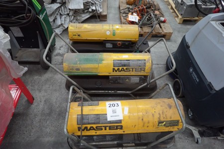 3 pieces. heat guns on Diesel, brand: Master