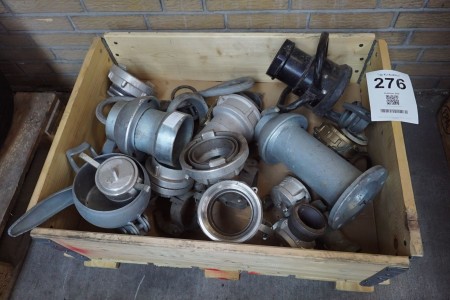 Pallet with various strong couplings in metal