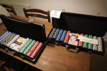 2 pcs. poker set