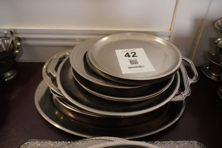 Large batch of serving dishes