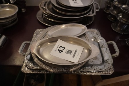 Large batch of serving dishes