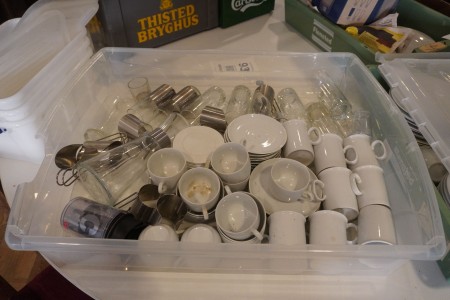 Various cups and saucers etc.