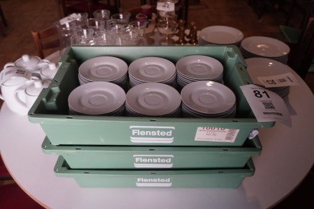 2 boxes with cups + 1 box with saucers