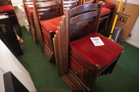 14 chairs + 2 round tables & 2 tables