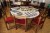 2 pcs. round tables + 14 chairs