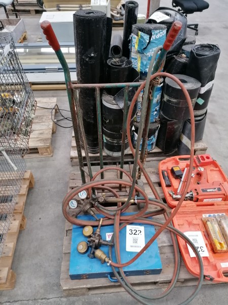Gas burner set + sack trolley