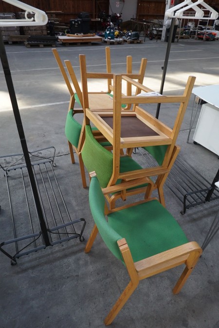 5 pieces. chairs by Magnus Olesen