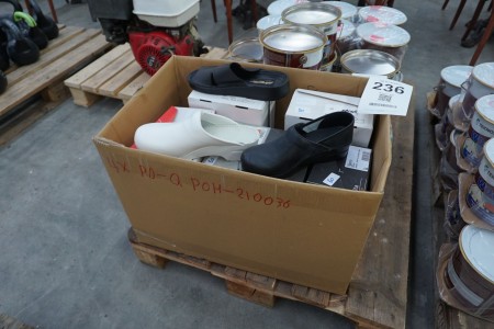 kasse med sko 